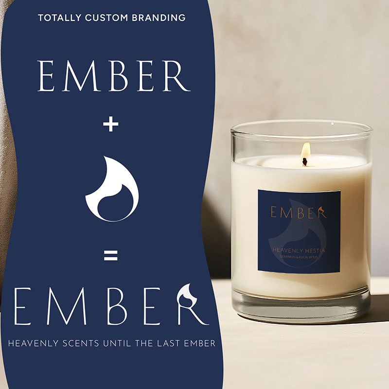 Ember Custom Typography Brand Logo