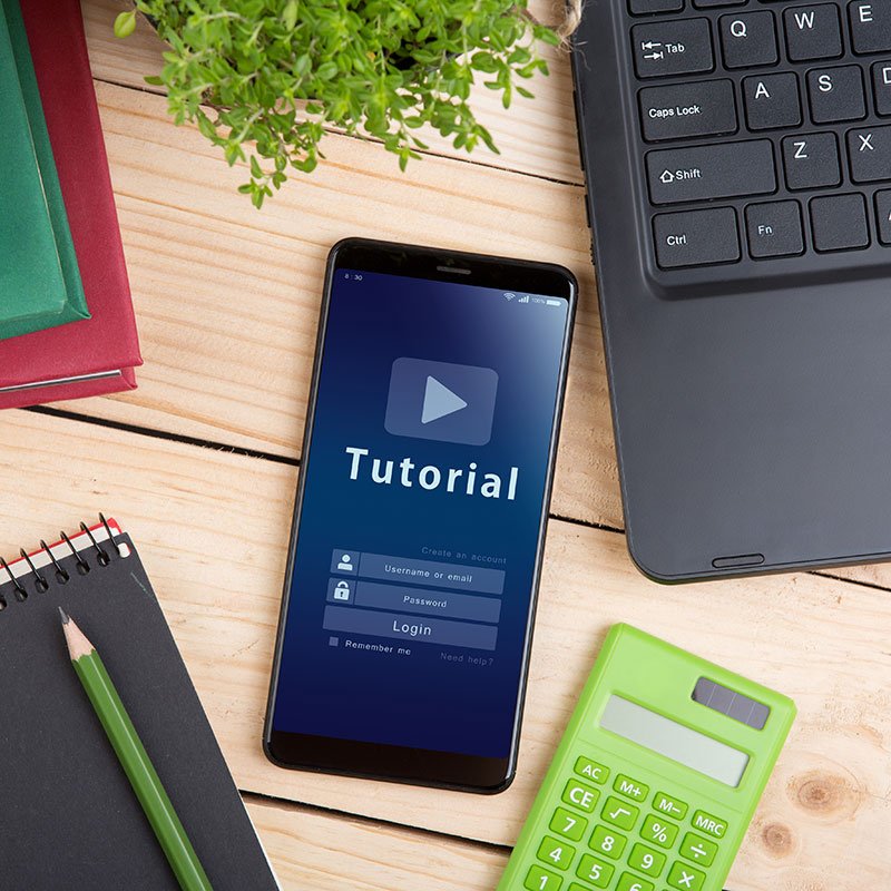 Tutorial Online Small Business Step-by-step tutorial graphic for blog and Pinterest ideas for small businesses