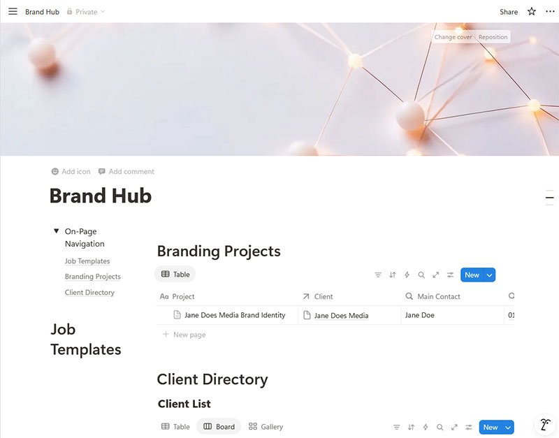 Notion Workspace Notion workspace for tools to restart your business after summer