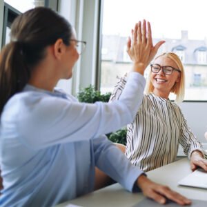 Business-Women-Success-High-Five Business and branding support for women in Scotland