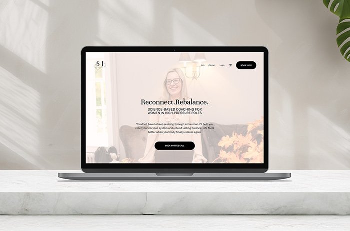 Website-on-Macbook-Mockup-1500px Website design project for SJ Health Coaching