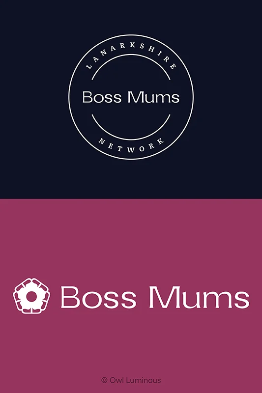 Rebrand Emblem and Longline Wordmark for Boss Mums