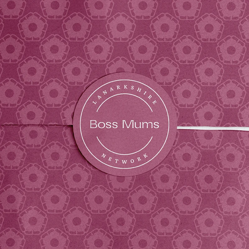 Square Boss Mums Pattern and Emblem